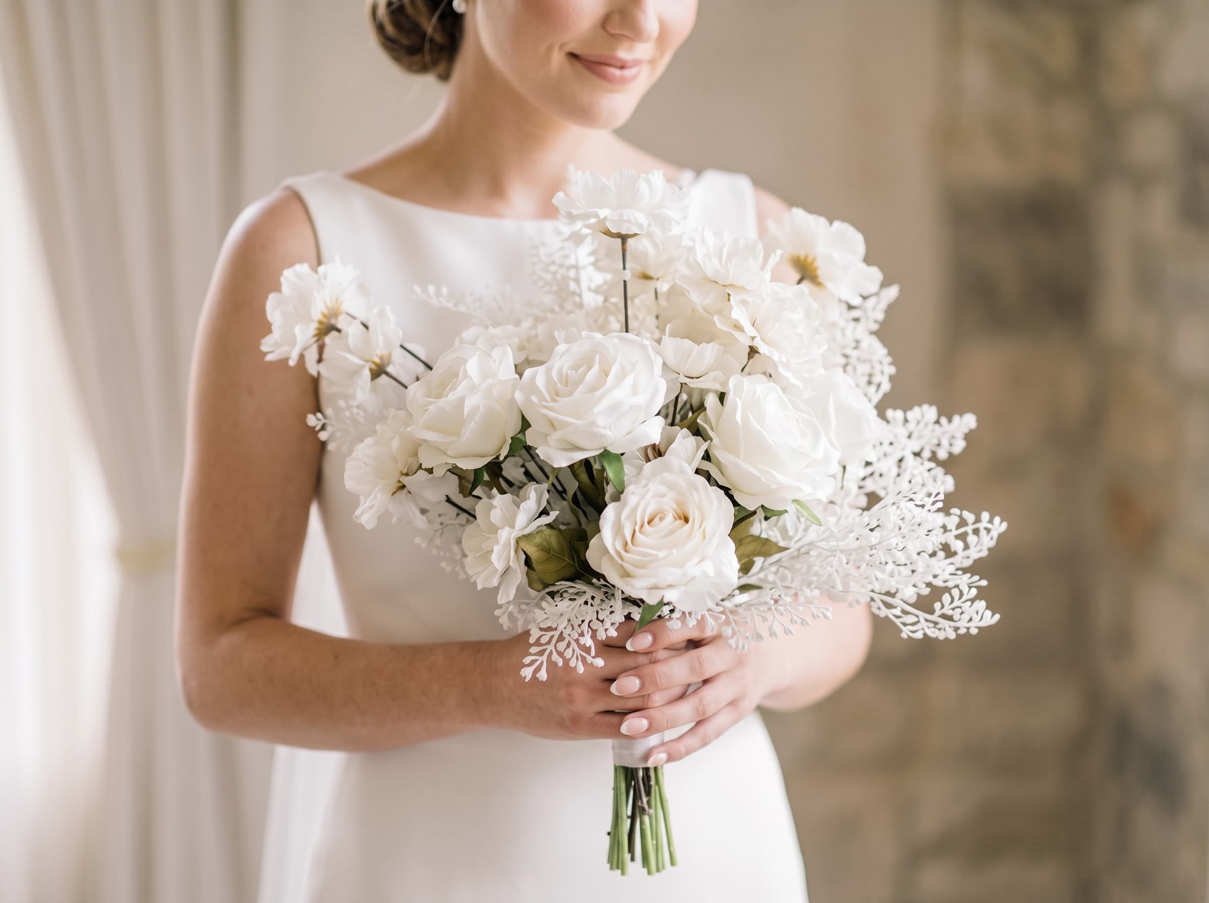 Bridal bouquet — studio detail