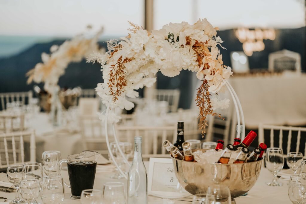 Floral Arrangement on Loop Centrepiece