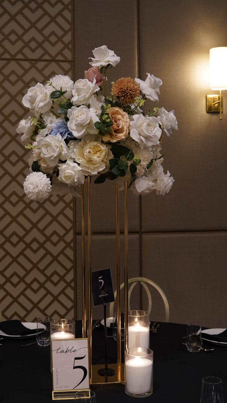 Tall wedding Centerpieces